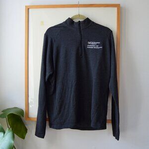 Northwestern Medicine Half Zip Up Gray Fleece w Departmental Embroidery Size L